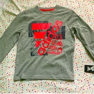 NWT Boy’s Adidas Graphic Long Sleeve Shirt